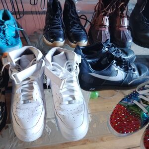 White High-Top Sneakers